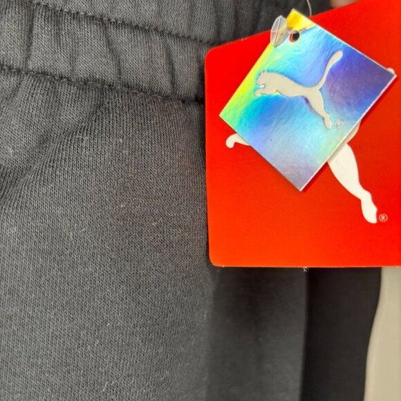 PUMA NEW Galactic Fleece Flare Pant Girls M (8/10) Black Stretch - Picture 5 of 7